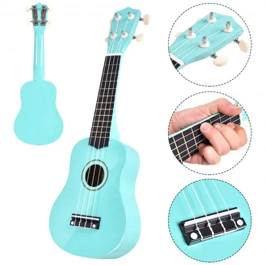 21" 4-String Acoustic Ukulele Musical Instrument-Green