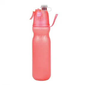 590ml Summer Outdoor Sports Training Spray Cooling Water Cup, Color: Pure Red 2-layers