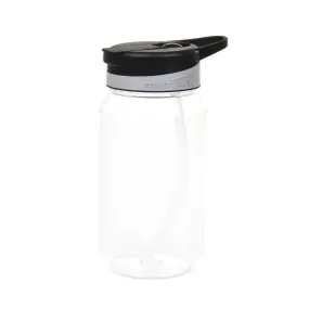 800 ml Transparent Water Bottle - with Straw