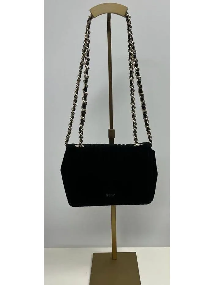 Abro S Velvet Black & Gold Cross Body Bag 028657-93 192 0010