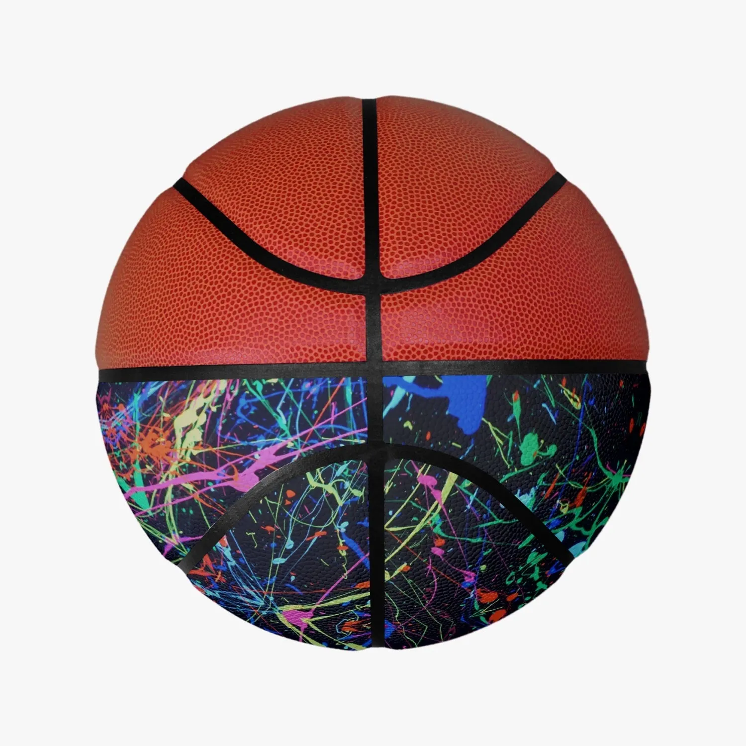 Abstract 4-Panel All Court Basketball