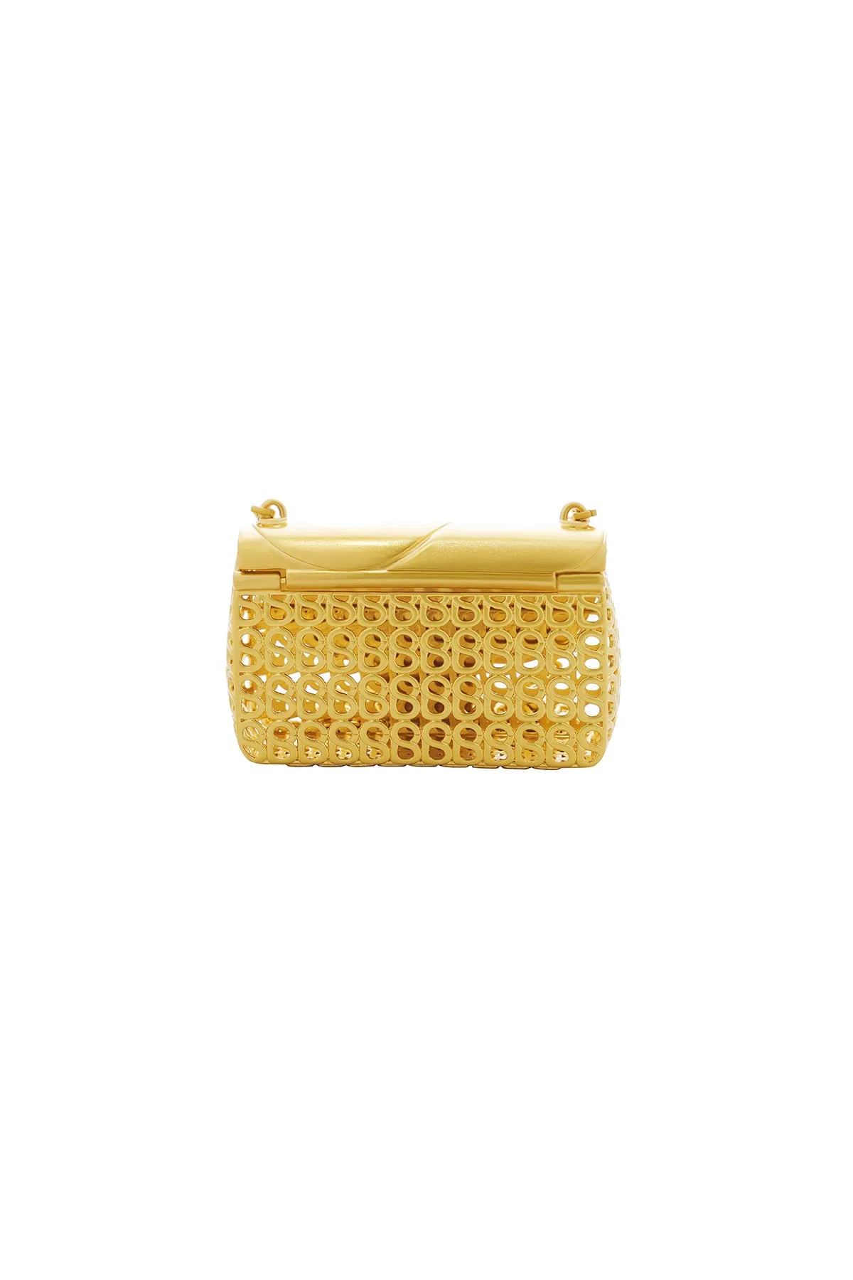 Aluna Metal Micro Bag - Antique Gold