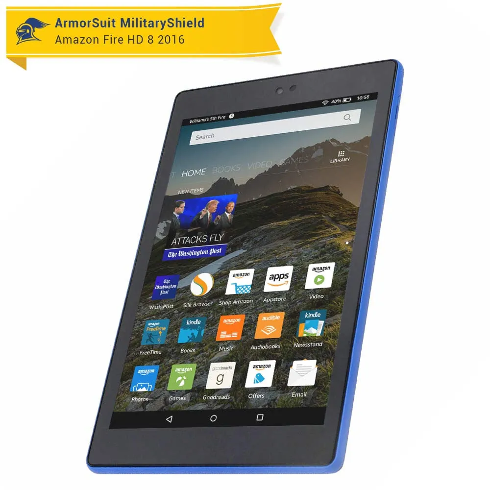 Amazon Fire HD 8 Matte Screen Protector (6th Gen - 2016 Release) Screen Protector