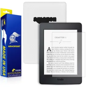 Amazon Kindle Paperwhite (2015) Anti-Glare (Matte) Screen Protector    White Carbon Fiber Skin