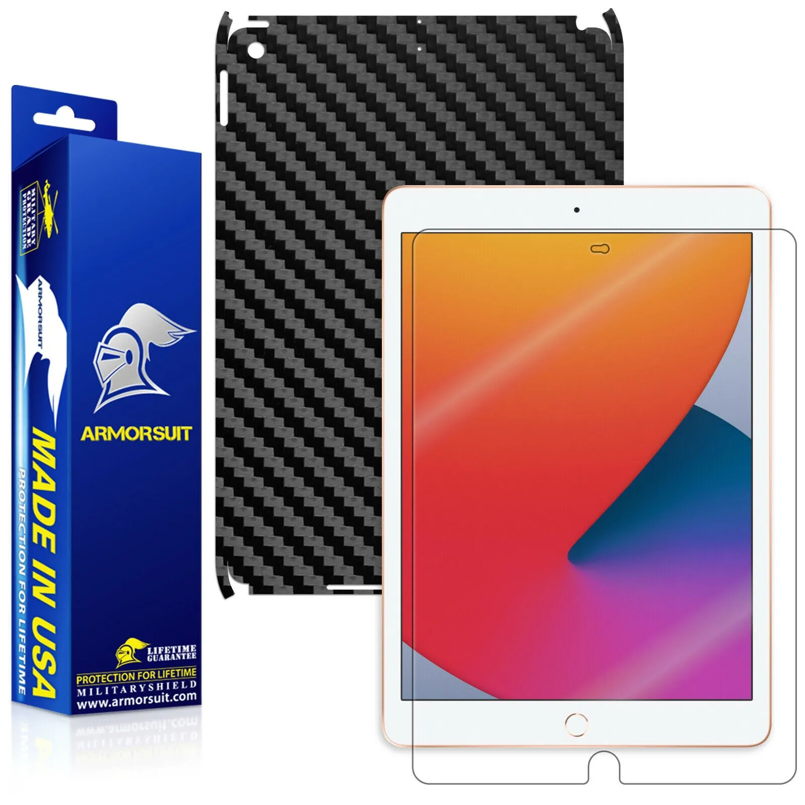 Apple iPad 10.2" (2019-2021)Screen Protector   Carbon Fiber Skin