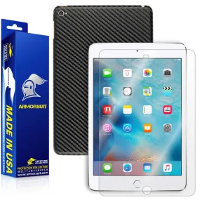 Apple iPad Mini 4 Screen Protector   Carbon Fiber Skin