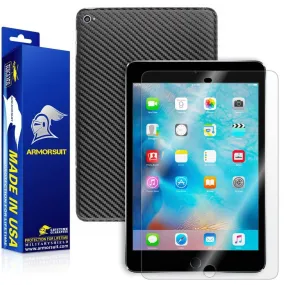 Apple iPad Mini 4 (WiFi  4G LTE) Screen Protector   Carbon Fiber Skin