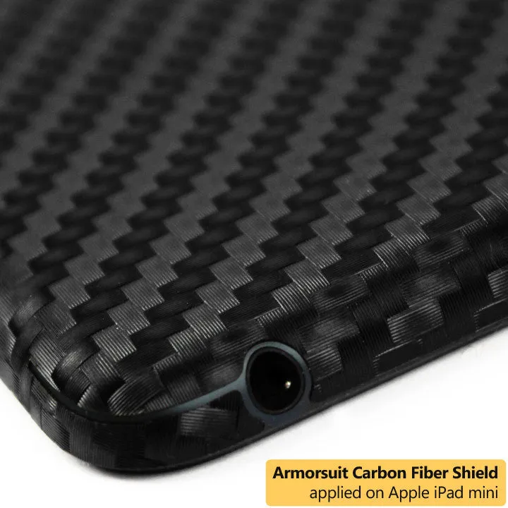 Apple iPad Mini Screen Protector   Black Carbon Fiber Film Protector