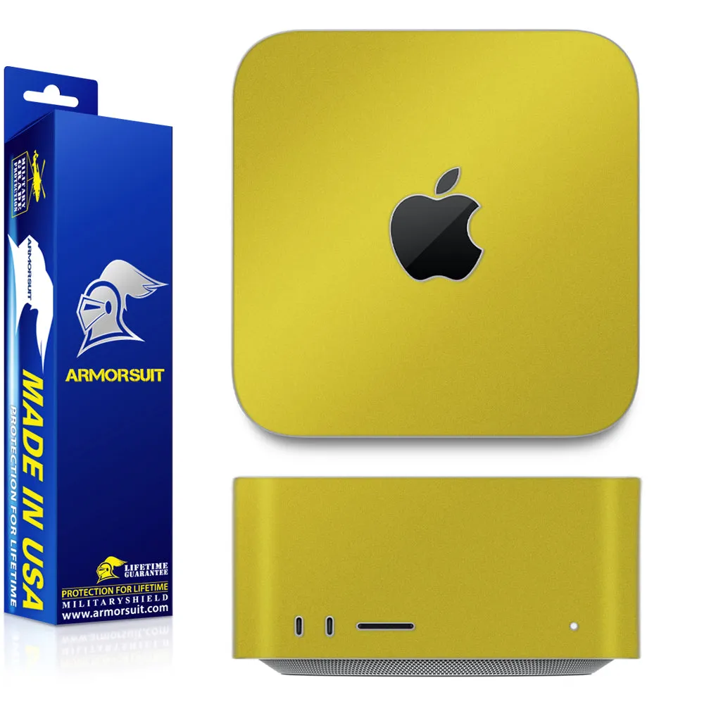 Armorsuit MilitaryShield Vinyl Skin Wrap Film for Apple Mac Studio