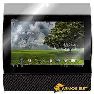 ASUS Eee Slider SL101 Screen Protector   Black Carbon Fiber Skin Protector