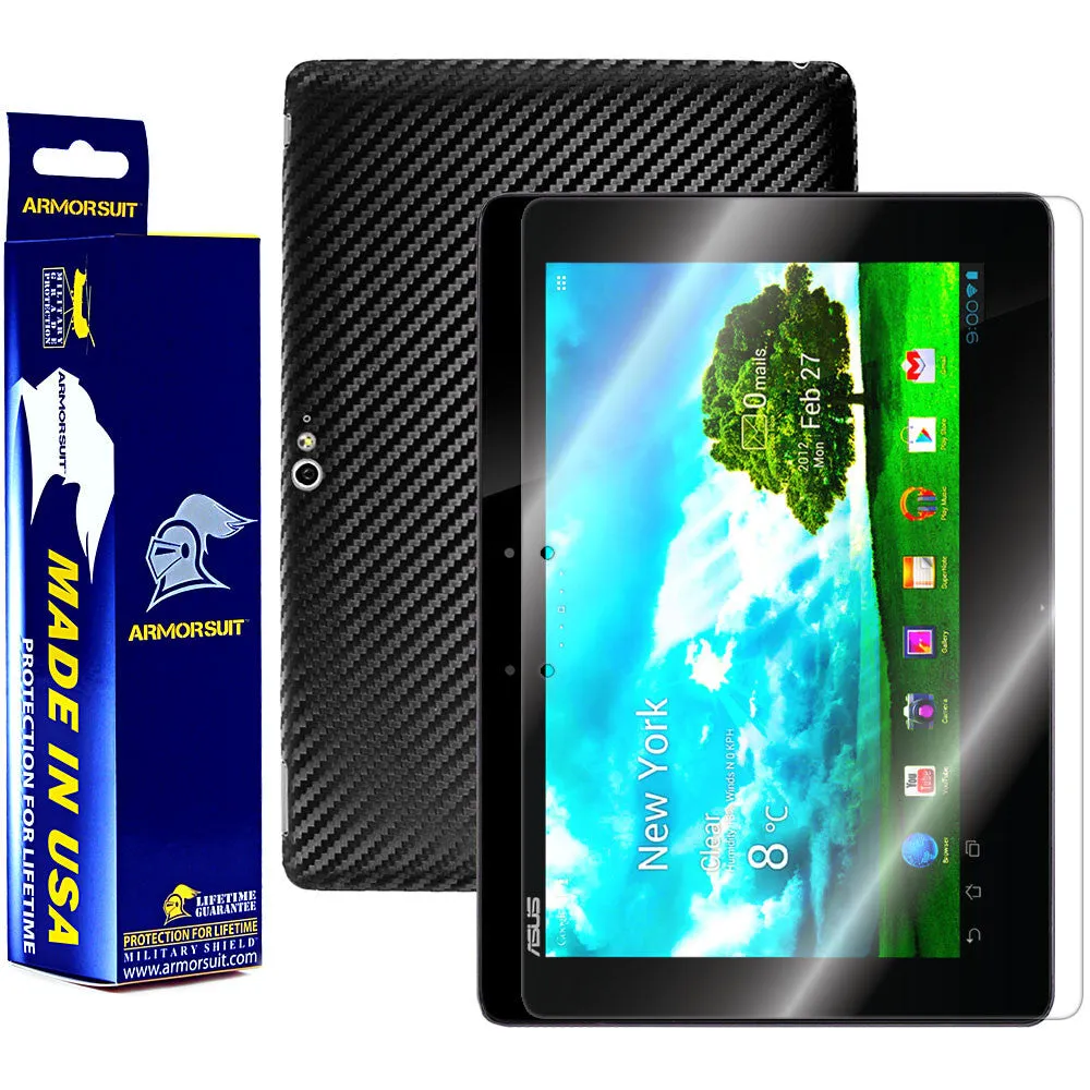 ASUS Transformer Pad Infinity 700 Screen Protector   Black Carbon Fiber Skin Protector