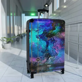 Azure Storm Suitcase 3 Sizes Carry-on Suitcase Turquoise Luggage Hard Shell Suitcase with Wheels | D20110