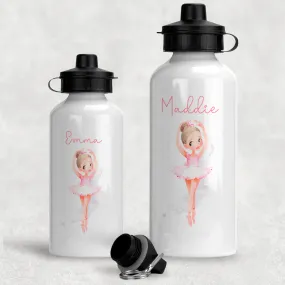 Ballet Dancer Personalised Aluminium Water Bottle 400/600ml