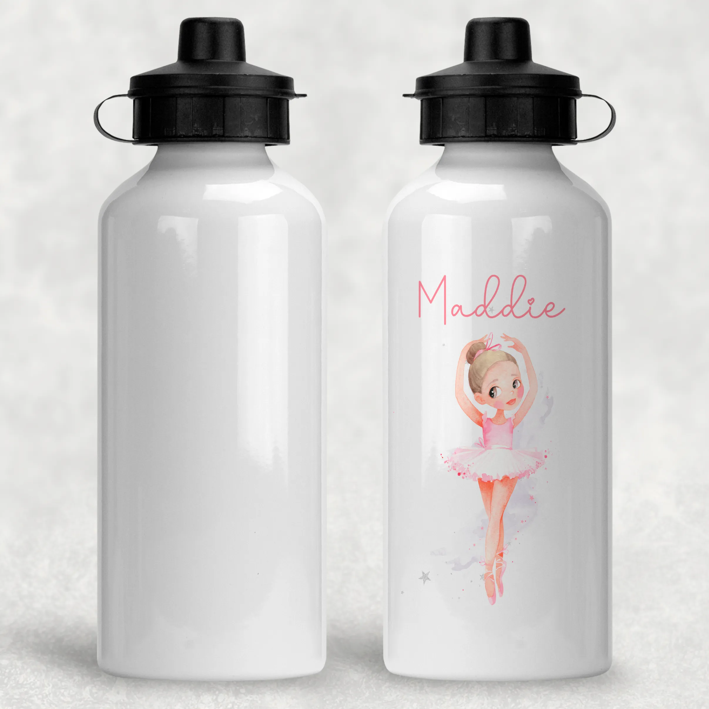 Ballet Dancer Personalised Aluminium Water Bottle 400/600ml