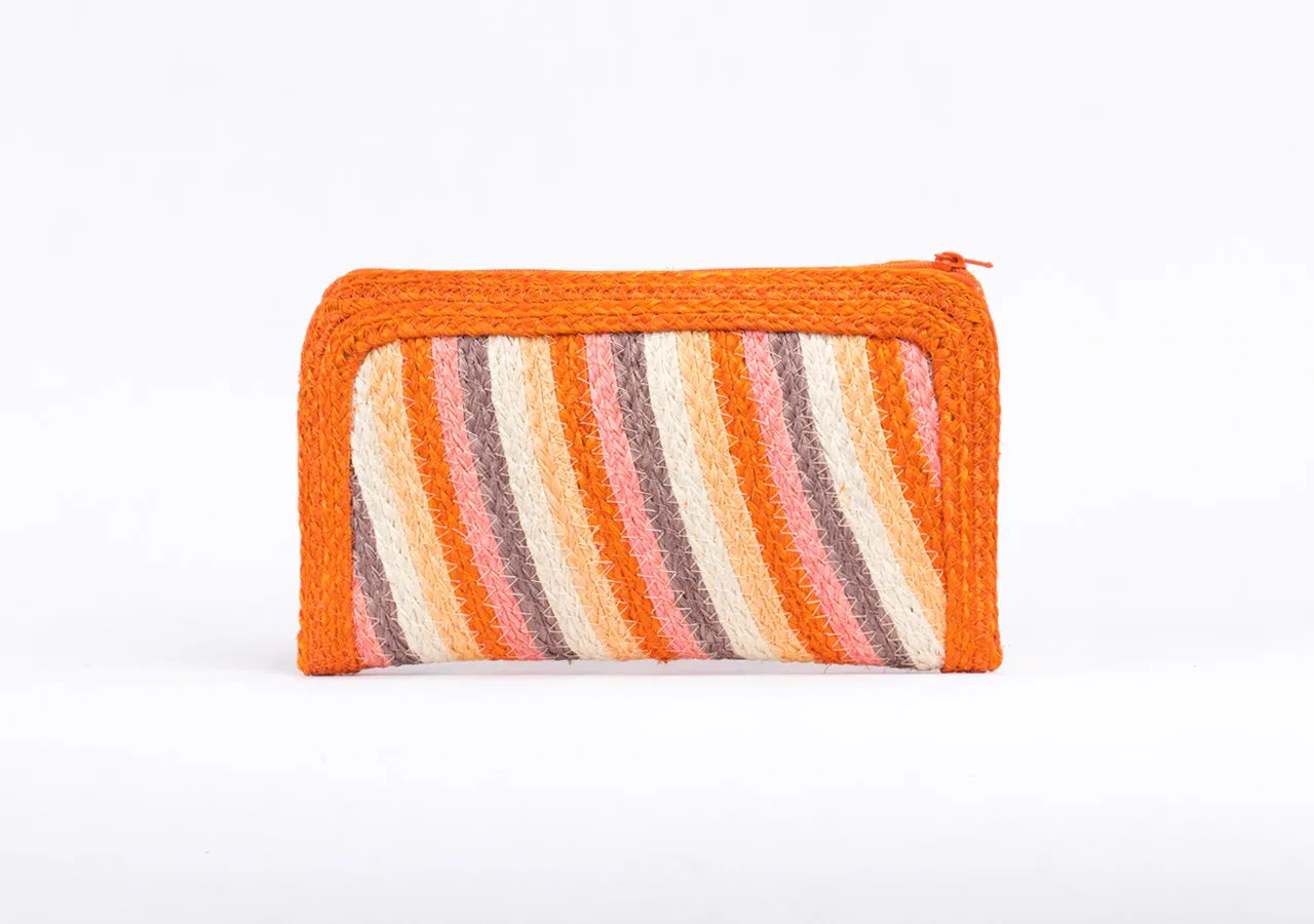 Bangkok Craft - Sisal Wallet Bag (Orange)