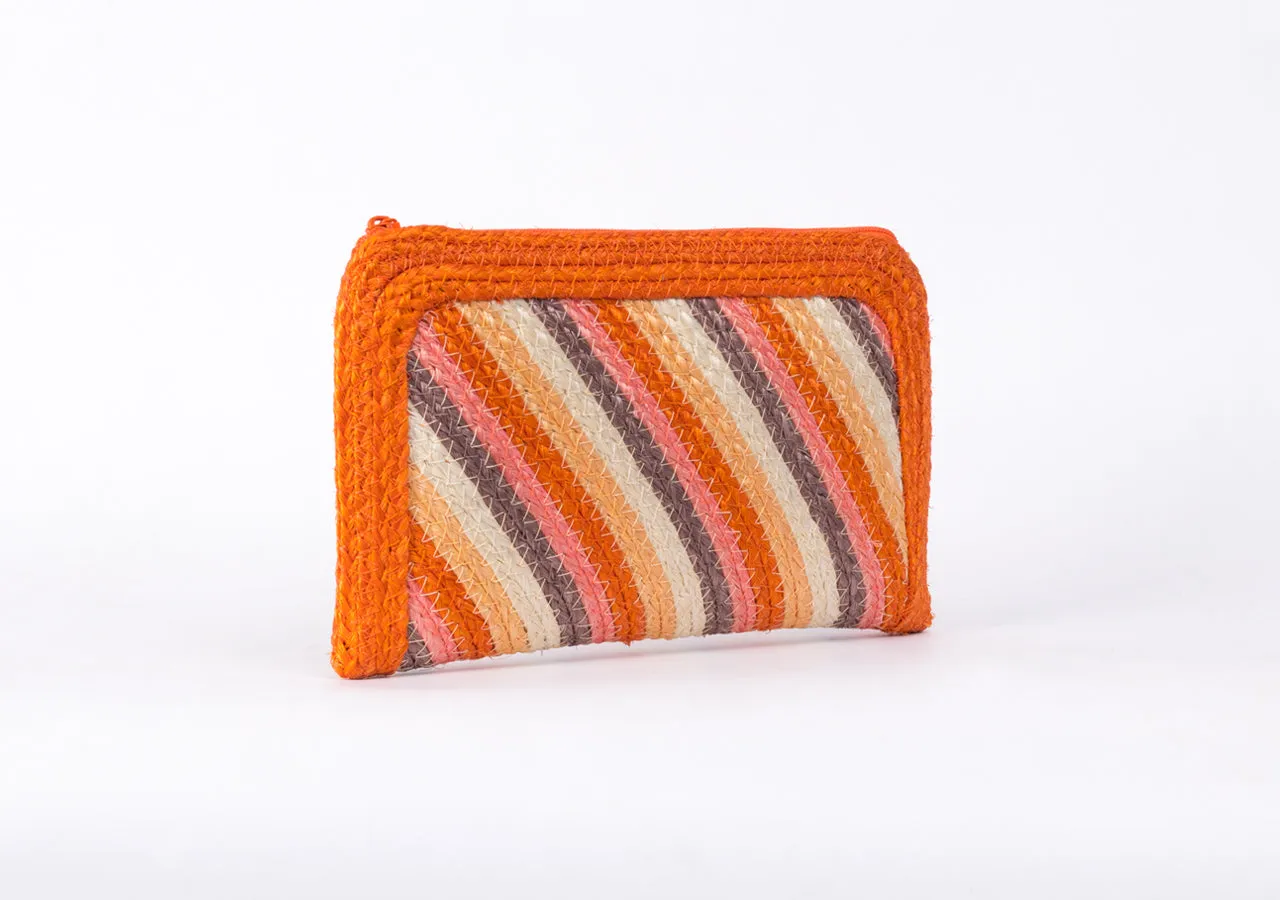 Bangkok Craft - Sisal Wallet Bag (Orange)