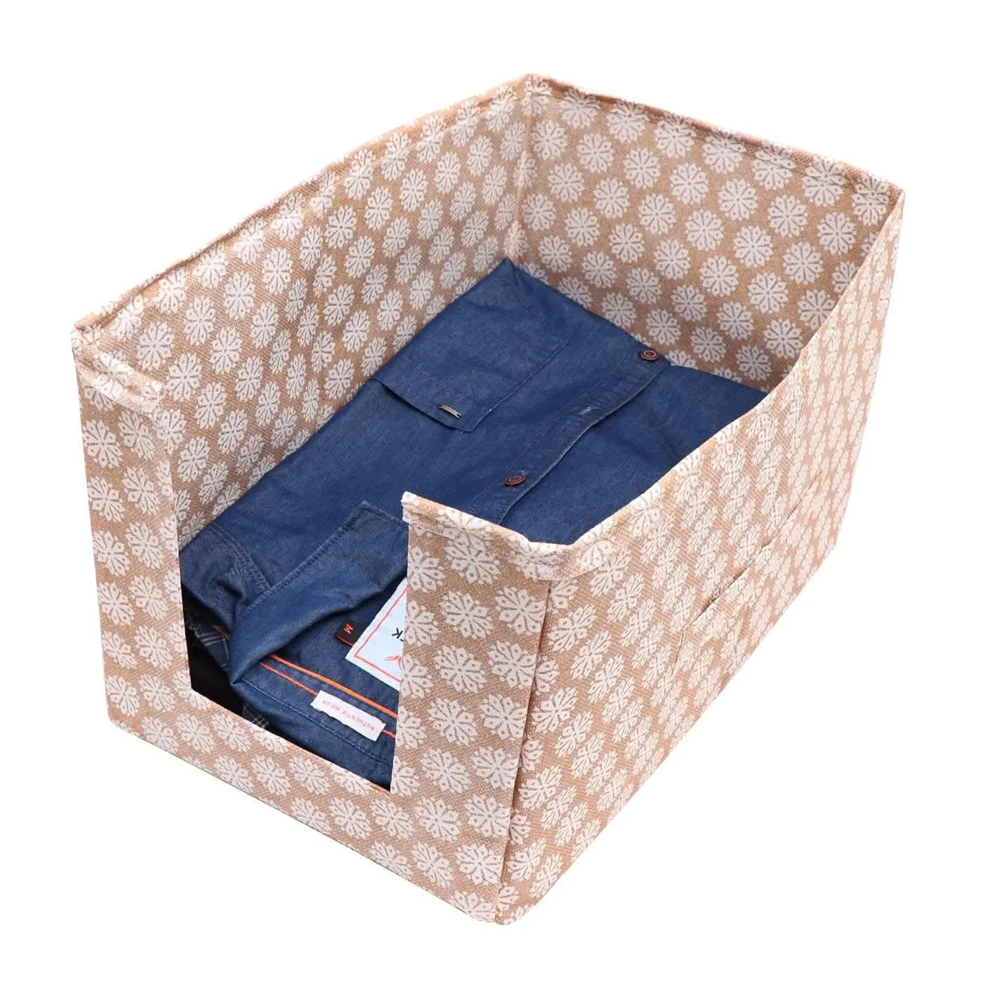 BB BACKBENCHERS Non-Woven Shirt Organizer Wardrobe ( pack of 6 )