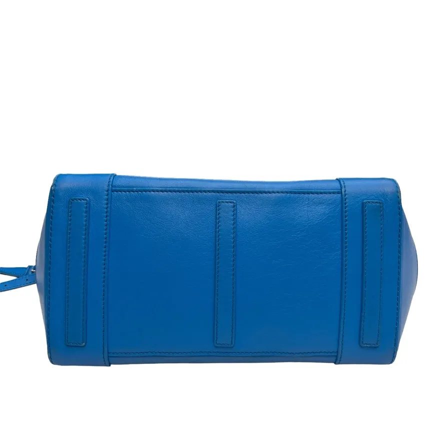 Blue Leather Ricky Handbag