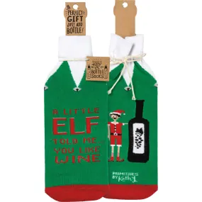 Bottle Cover - A Little Elf