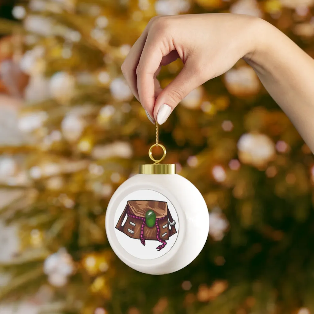 Brown Bag Christmas Ball Ornament