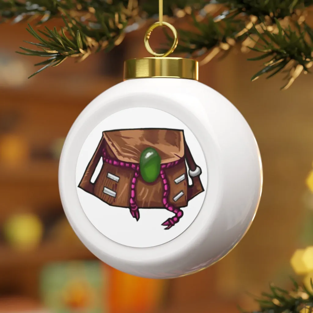 Brown Bag Christmas Ball Ornament