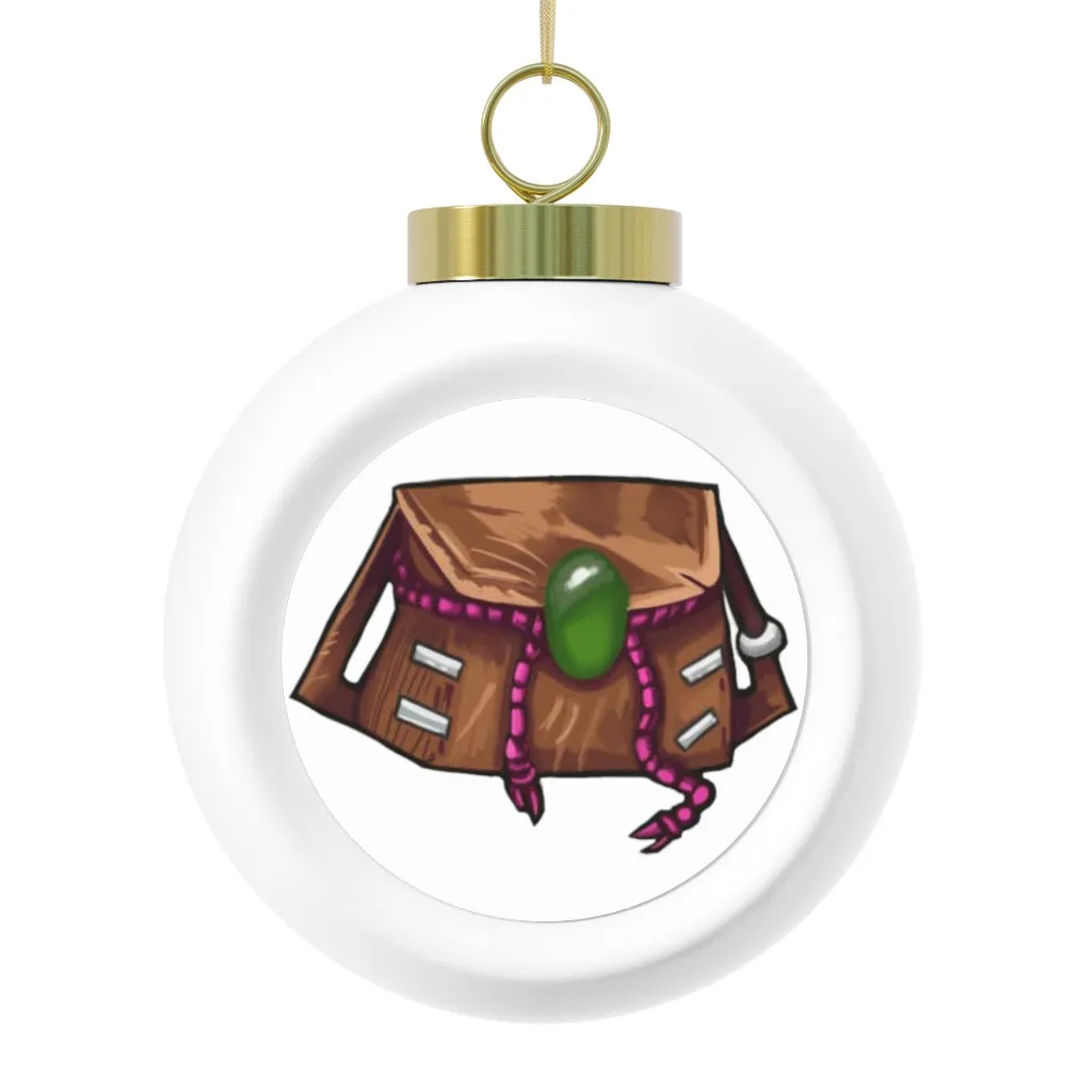 Brown Bag Christmas Ball Ornament