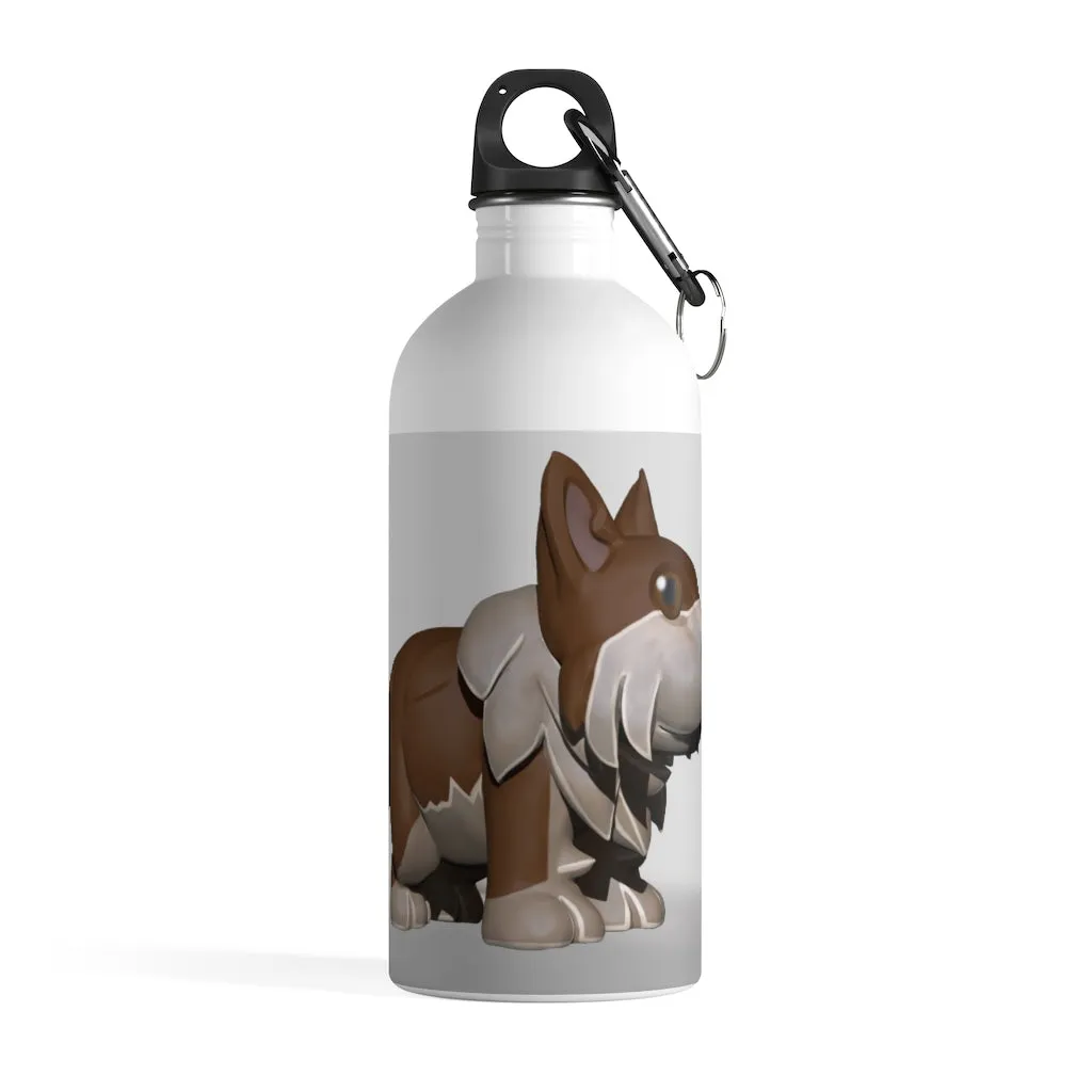 Brown Dog Stainless Steel Water Bottle