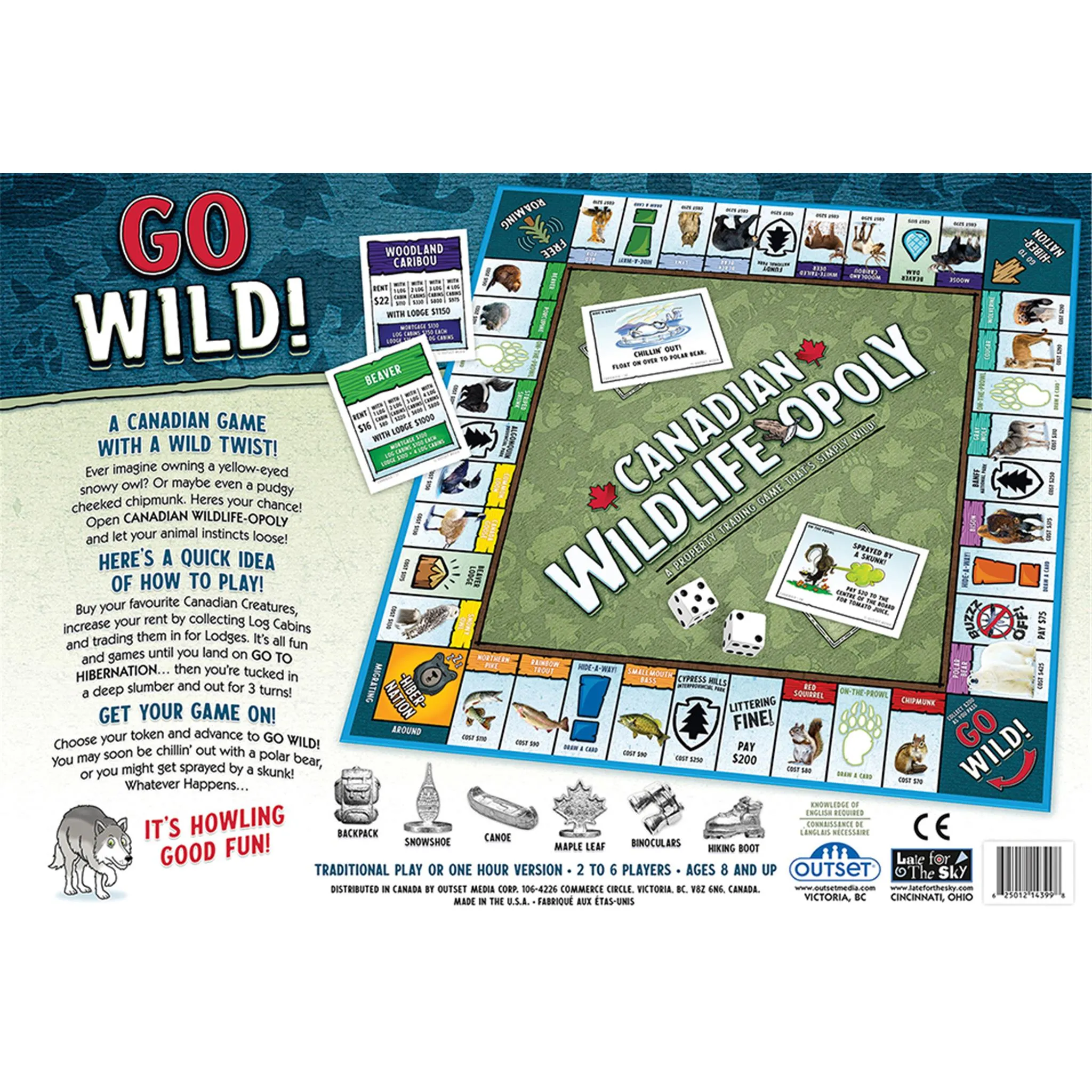 Canadian Wildlife-Opoly