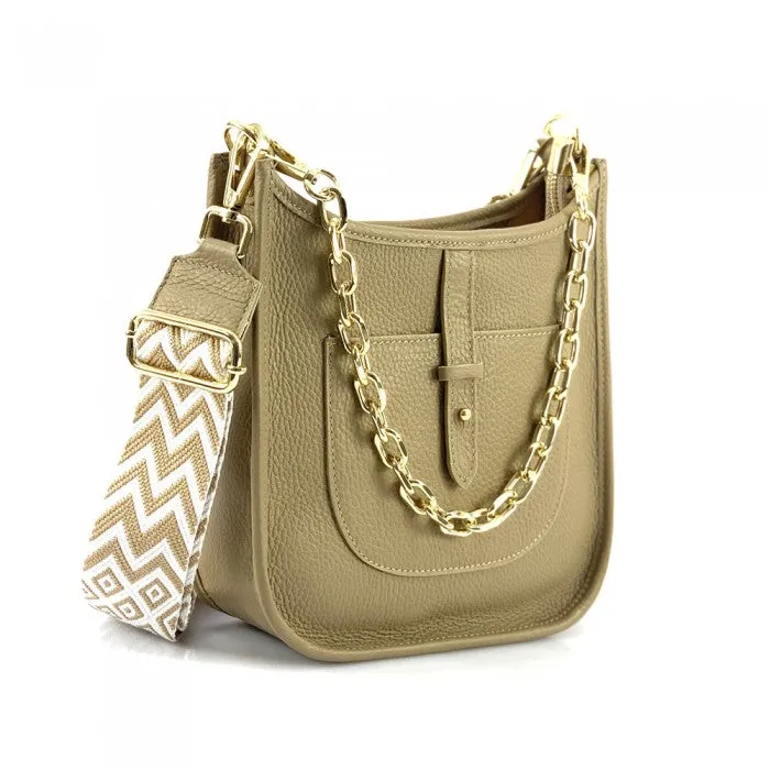 Chloe Italian Leather Shoulder Bag-The Chloe