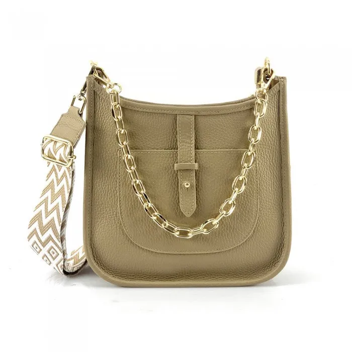 Chloe Italian Leather Shoulder Bag-The Chloe