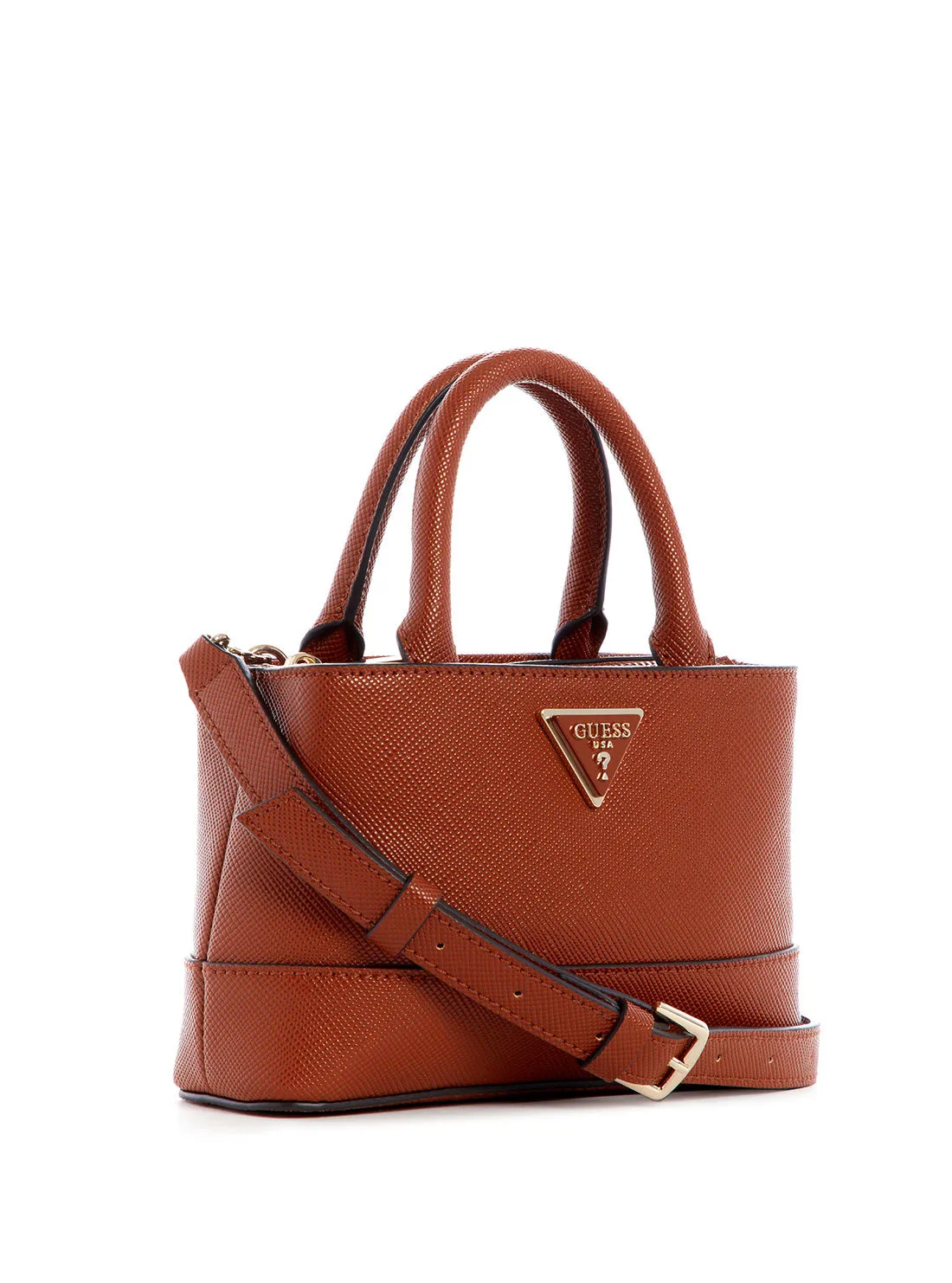 Cognac Cordelia Mini Satchel Bag