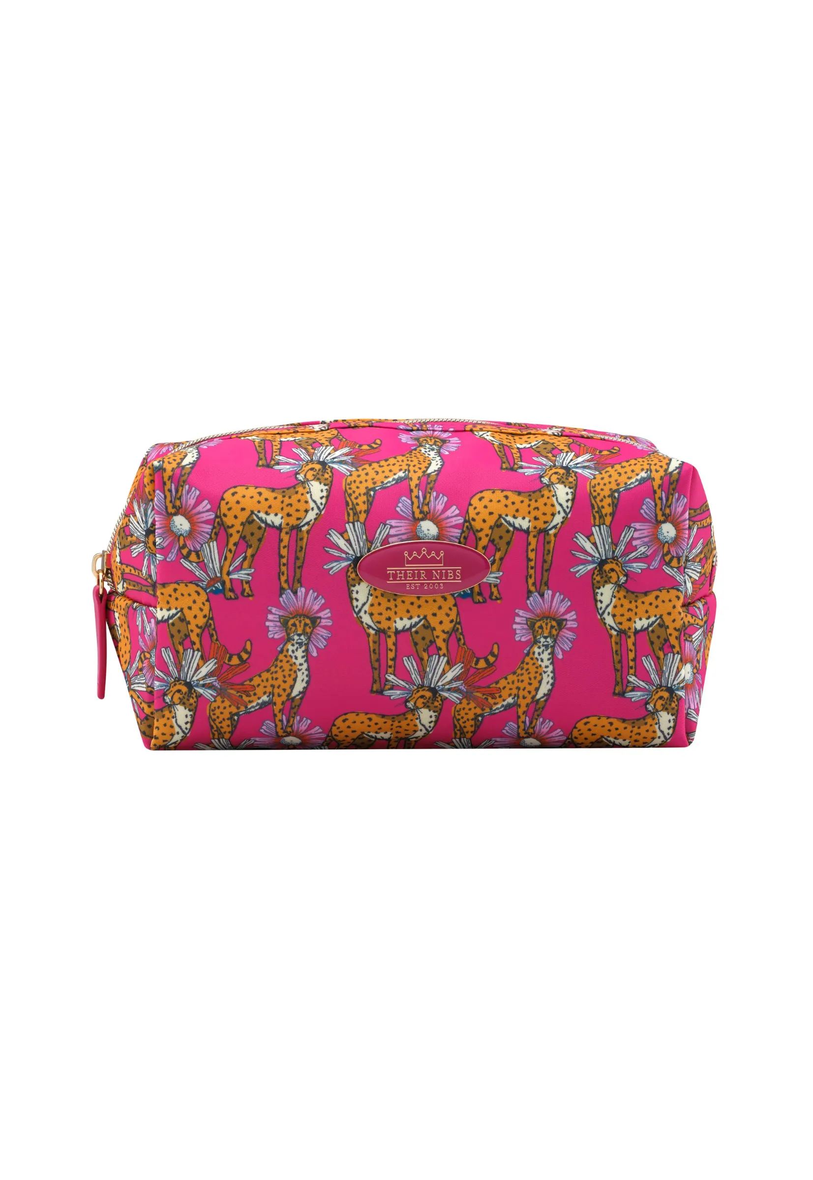 Cosmetic Bag Hot Pink Cheetah