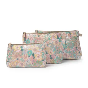 Cosmetic Bag | Pastel Pink Flower