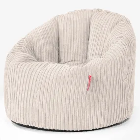 Cuddle Up Beanbag Chair - Cord Ivory