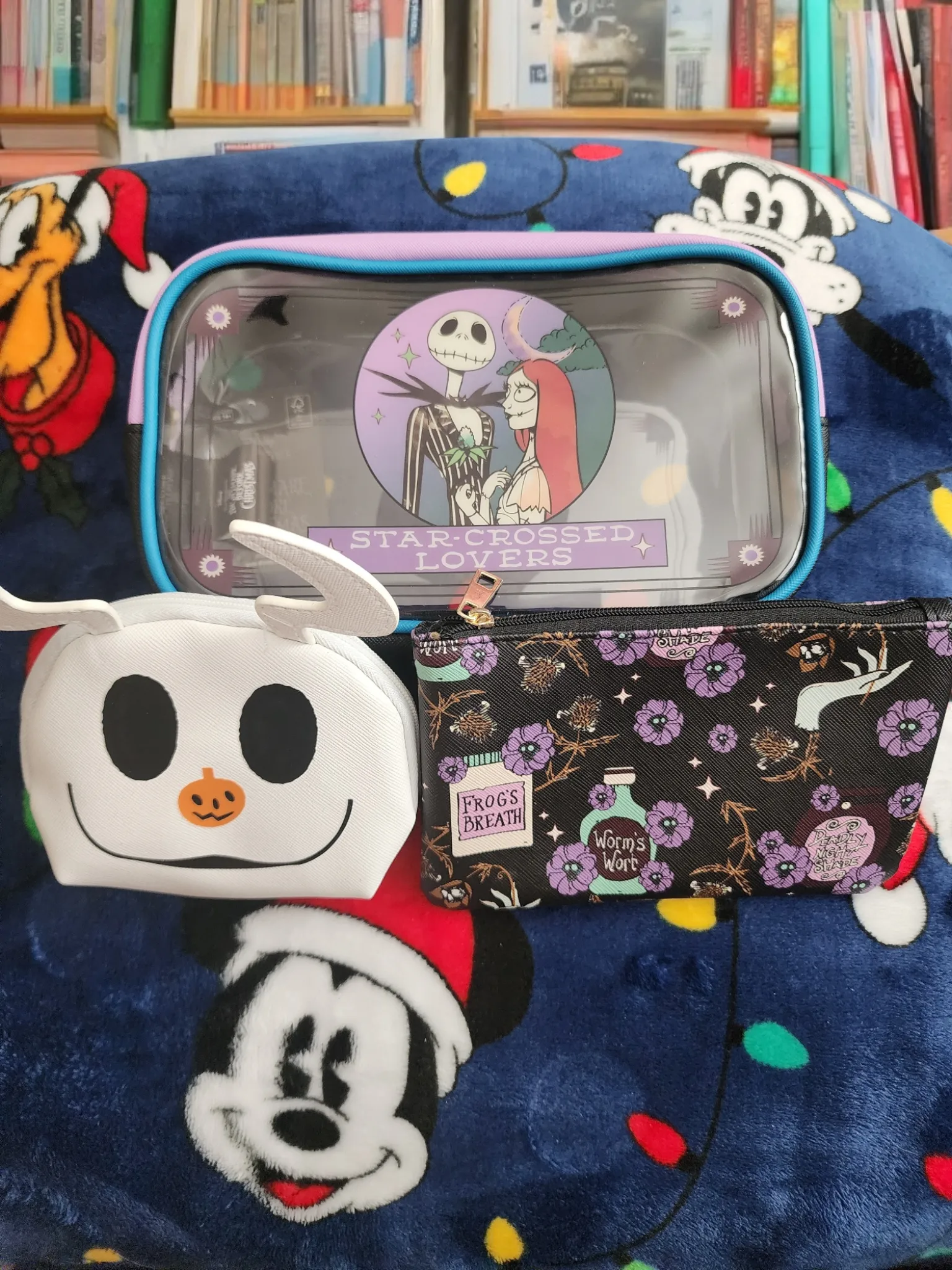 Disney Nightmare Before Christmas Cosmetic Bag Set