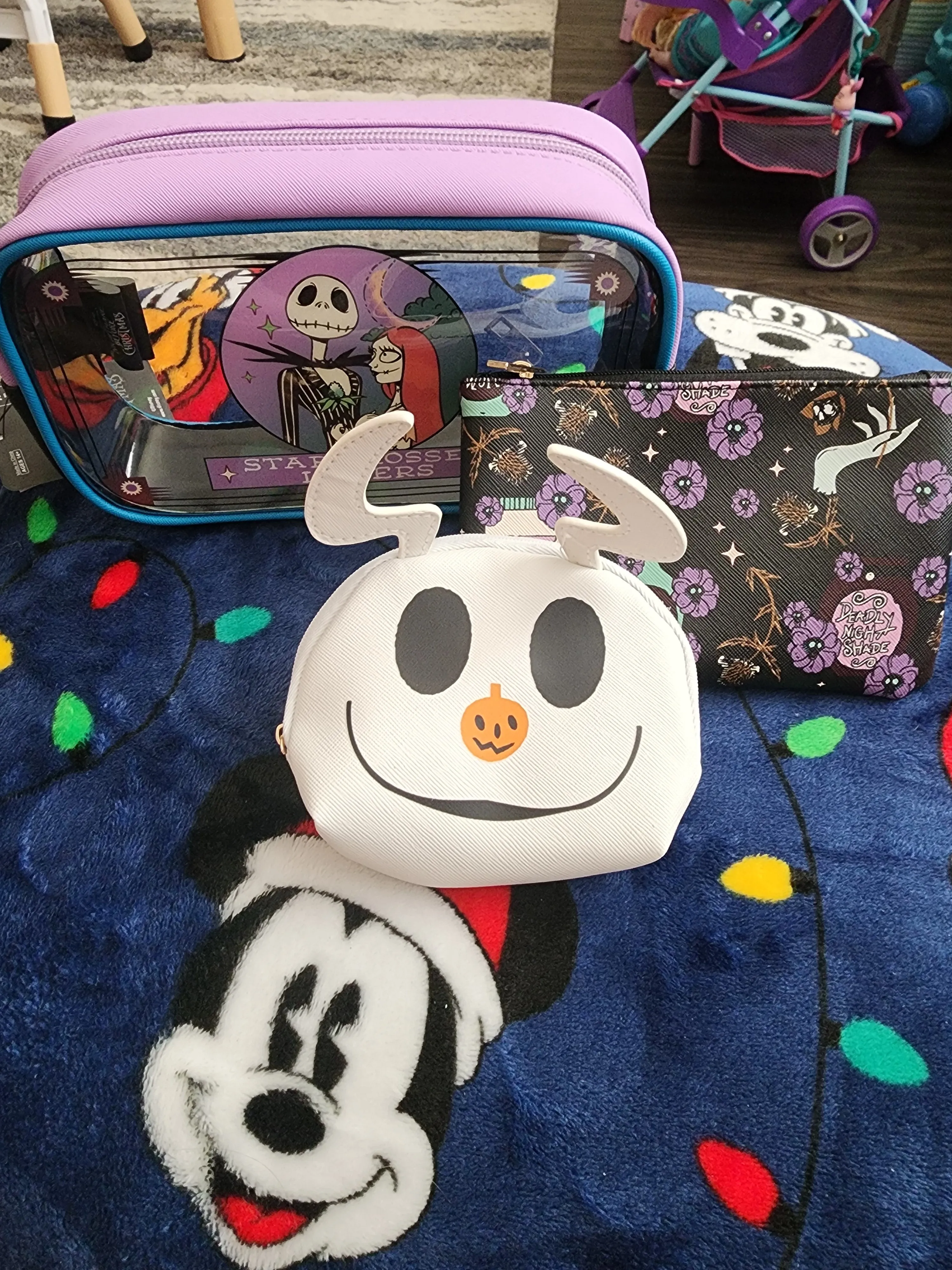 Disney Nightmare Before Christmas Cosmetic Bag Set