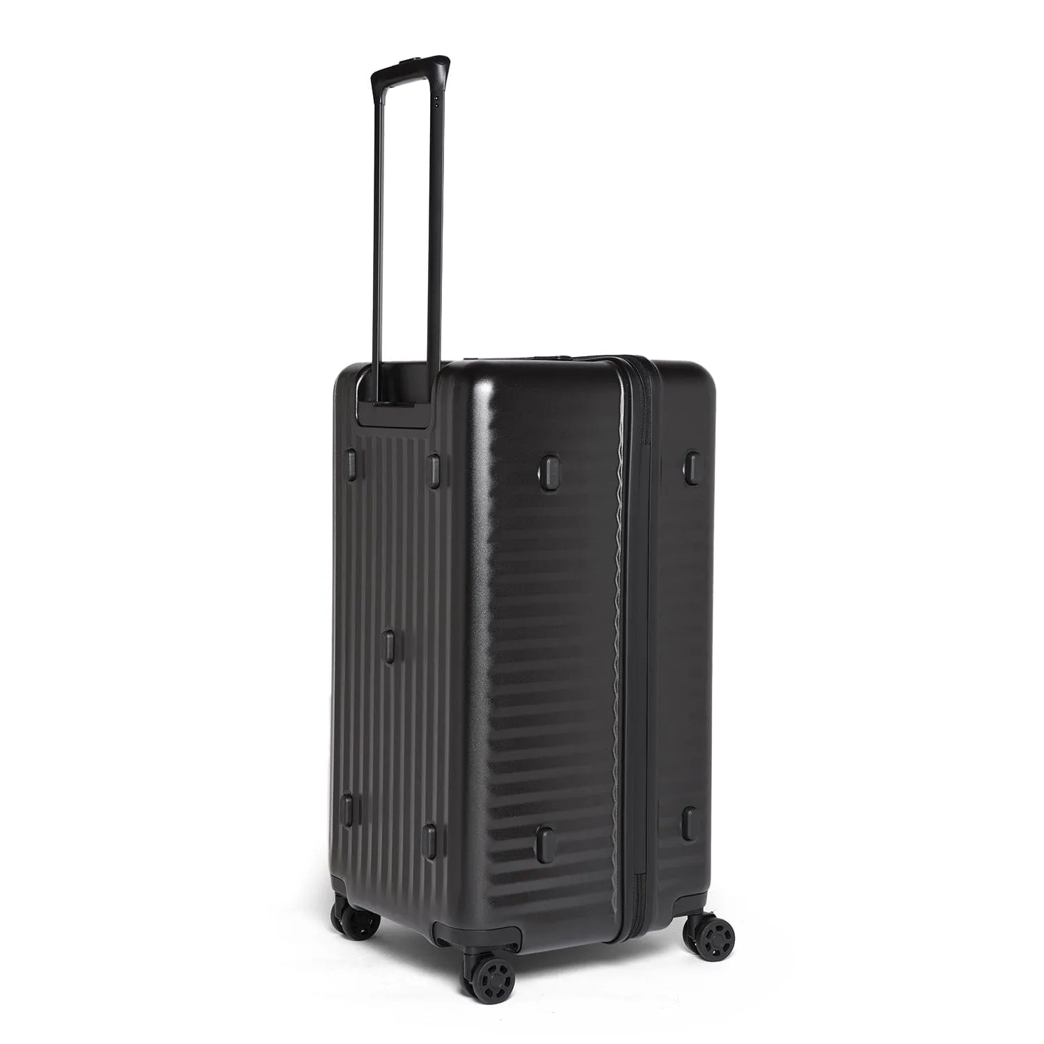 Echolac Celestra 75cm Hardcase Non-Expandable 4 Double Wheel Check-In Luggage Trolley Black - PC183K