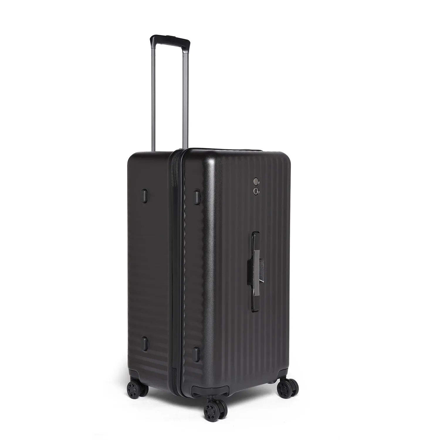 Echolac Celestra 75cm Hardcase Non-Expandable 4 Double Wheel Check-In Luggage Trolley Black - PC183K