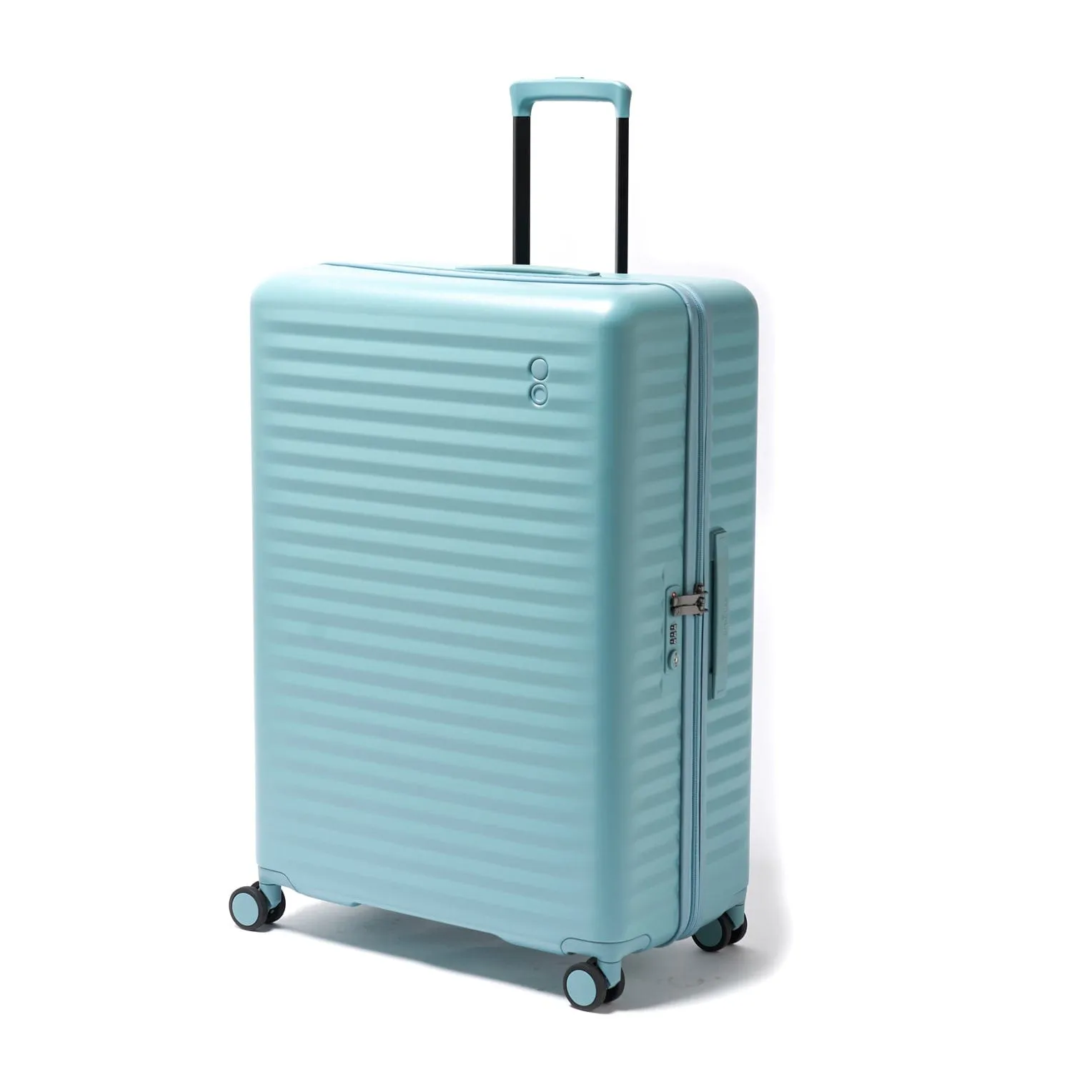 Echolac Celestra 75cm Hardcase Non-Expandable 4 Double Wheel Check-In Luggage Trolley Slate Blue - PC183 28 WOE Slate Blue