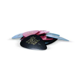 Ernie Ball Assorted Colour Cellulose Picks Bag of 24 - Thin