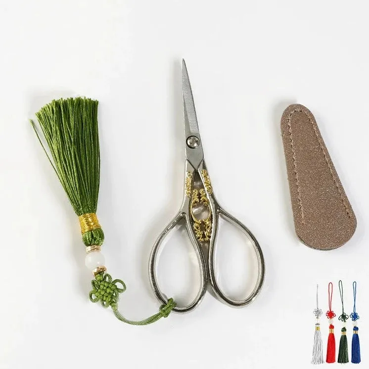 Exquisite Vintage Scissors with charm