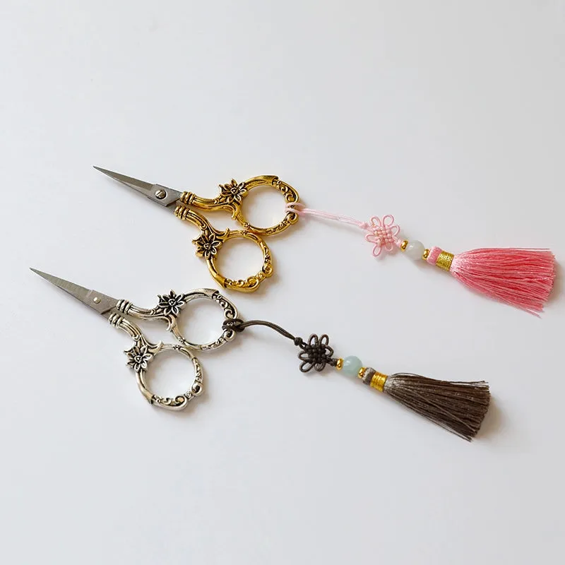 Exquisite Vintage Scissors with charm