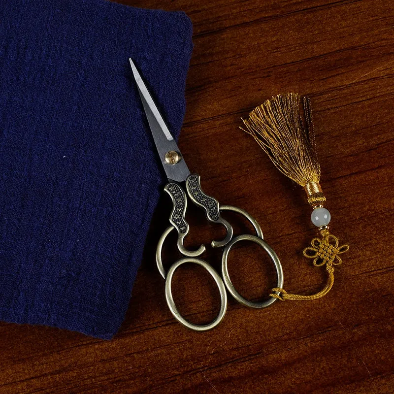 Exquisite Vintage Scissors with charm