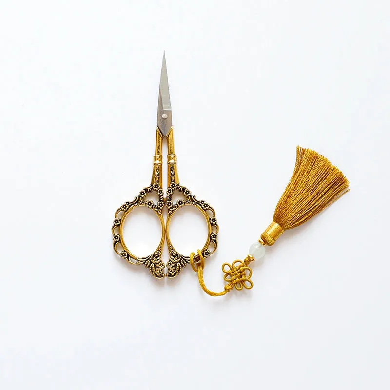 Exquisite Vintage Scissors with charm