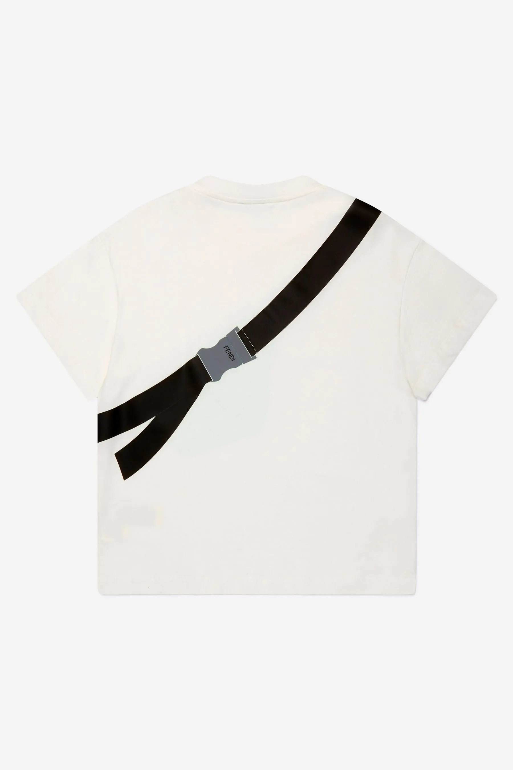 Fendi Boys Cotton Belt Bag Print T-Shirt