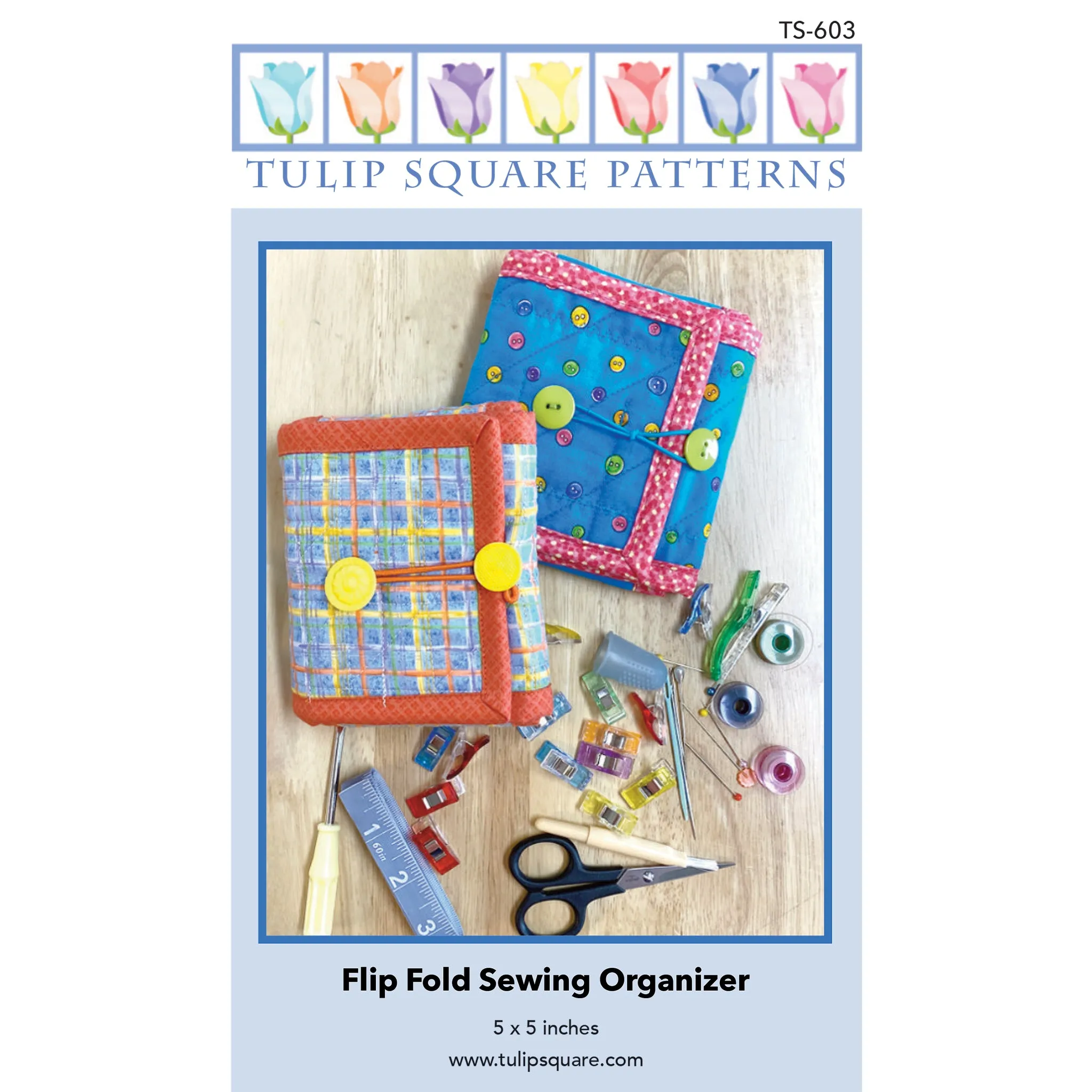 Flip Fold Sewing Caddy TS-603e - Downloadable Pattern