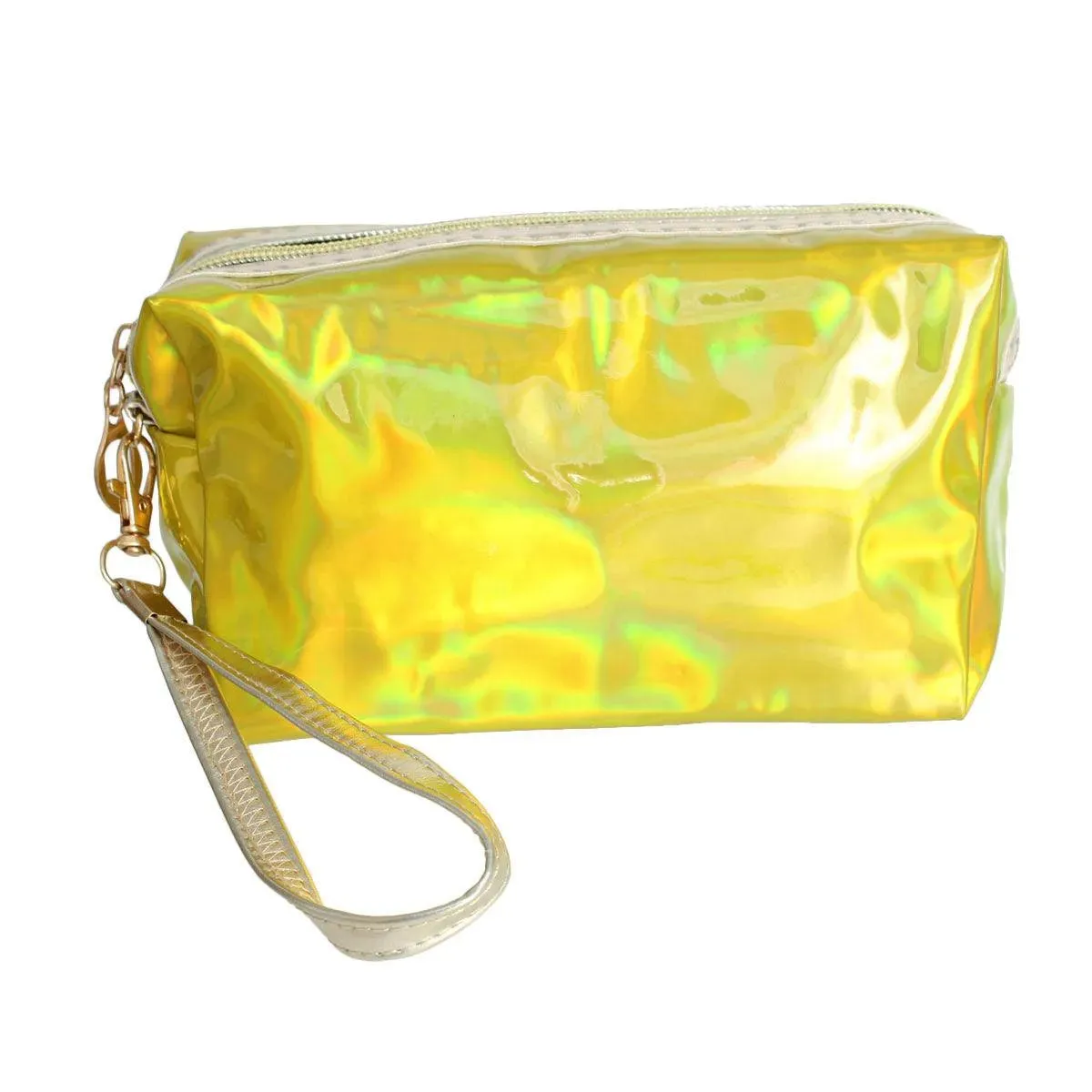 Gold Cosmetic Pouch Bag for Women is Convenient and Practical