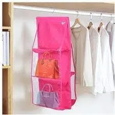 HANGING PURSE ORGANIZER-HA-31 WHITE