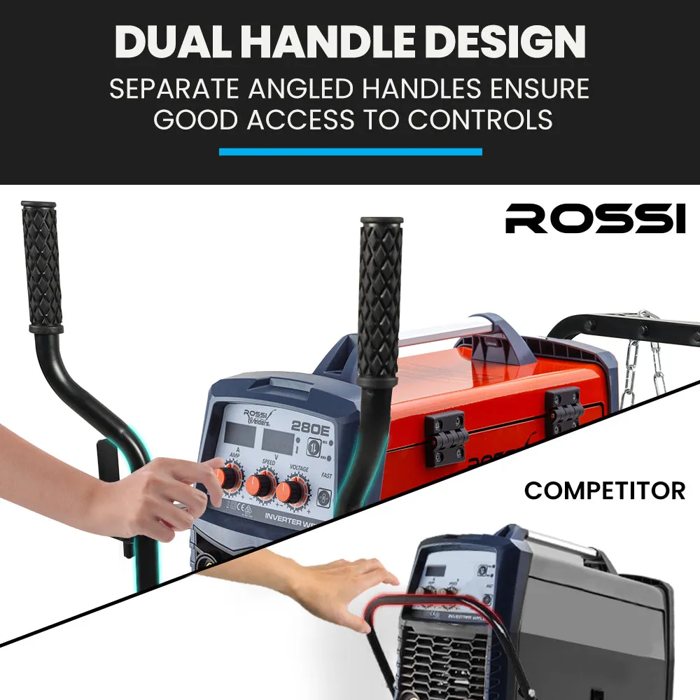 Heavy-Duty 160kg Welding Cart with Consumables Case - ROSSI