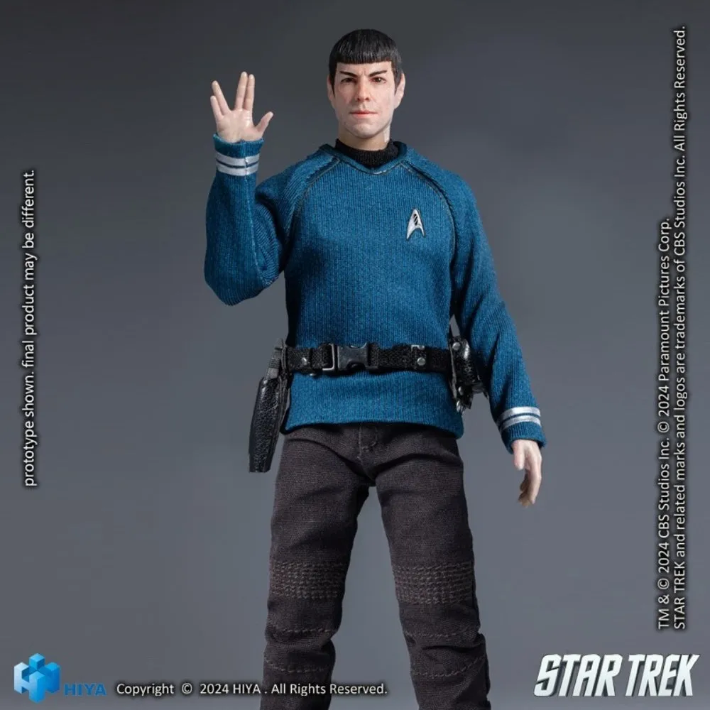 HiPlay HIYA Full Set: Star Trek2009,Spock,Science Fiction Style ,1:12 Scale Miniature Action Figurine